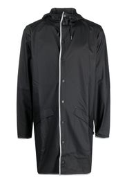 Rains zip-up hooded raincoat - Blu