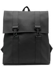 Rains MSN logo-debossed waterproof backpack - Nero