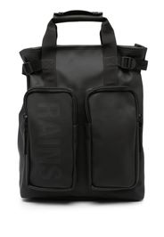 Rains logo-print backpack - Nero