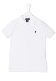 Polo con logo ricamato