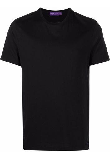 Ralph Lauren Purple Label T-shirt con ricamo - Nero