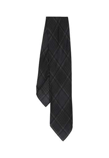 Ralph Lauren Purple Label check-pattern pointed tie - Nero