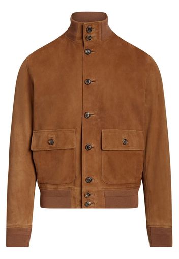 Ralph Lauren Purple Label Bomber - Marrone