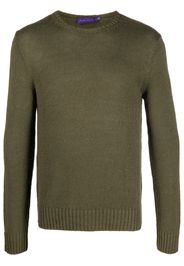 Ralph Lauren Purple Label crew-neck long-sleeve jumper - Verde