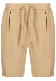 Ralph Lauren Purple Label drawstring linen chino shorts - Marrone