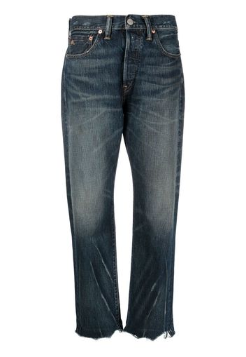 Ralph Lauren RRL cropped straight-leg jeans - Blu