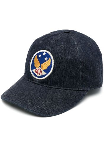 Ralph Lauren RRL embroidered-logo baseball-cap - Blu