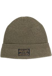 Ralph Lauren RRL logo patch beanie hat - Verde