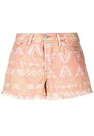 Ralph Lauren RRL geometric frayed-edge shorts - Toni neutri