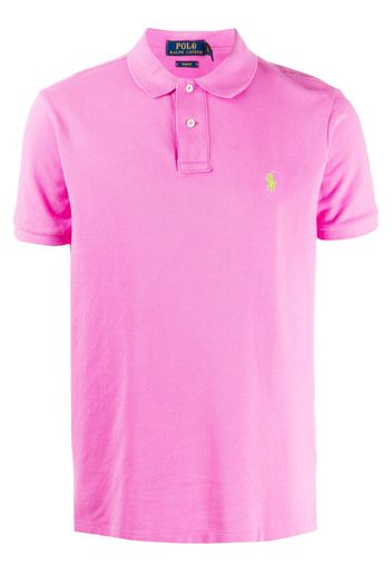 slim-fit polo shirt