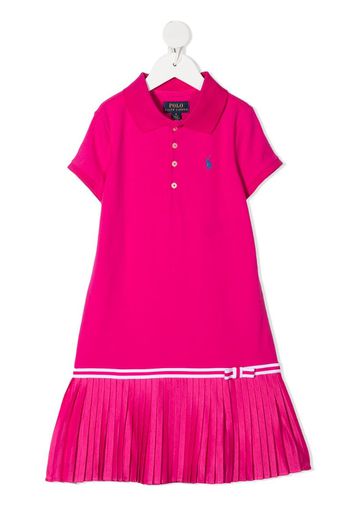 ruffled polo dress