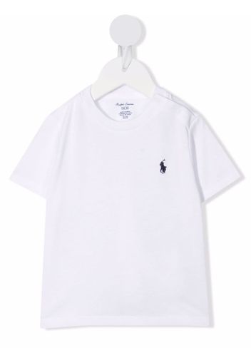 Ralph Lauren Kids Polo Pony logo cotton T-shirt - Bianco