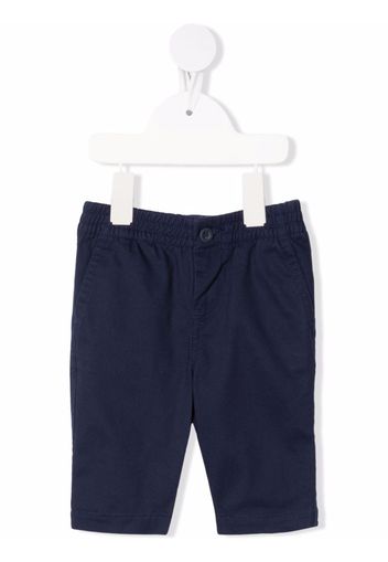 Ralph Lauren Kids embroidered-logo elasticated trousers - Blu