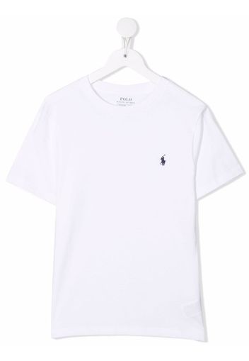 Ralph Lauren Kids Polo Pony-embroidered T-shirt - Bianco