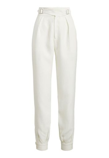 Ralph Lauren Collection Viola high-waisted tailored trousers - Bianco