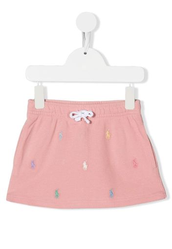 Ralph Lauren Kids Gonna con coulisse Polo Pony - Rosa