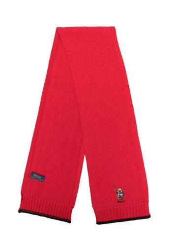 Ralph Lauren Kids Sciarpa Polo Bear - Rosso