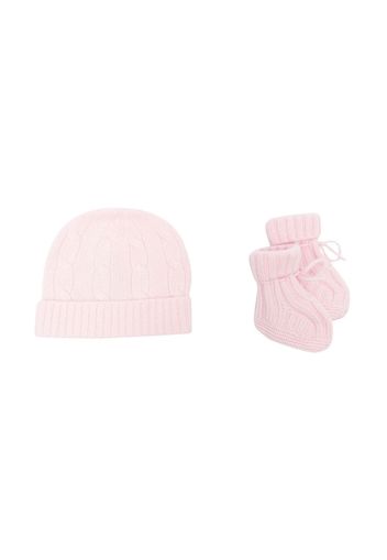 Ralph Lauren Kids cashmere knit set - Rosa