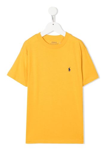 Ralph Lauren Kids T-shirt con ricamo - Giallo