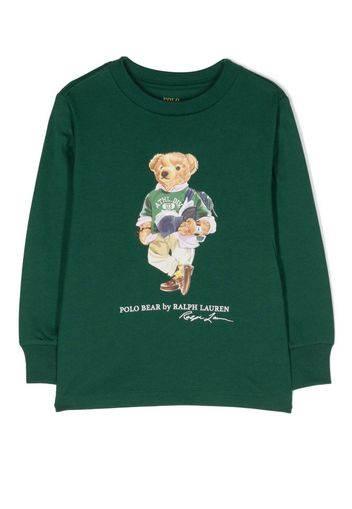 Ralph Lauren Kids T-shirt a maniche lunghe - Verde