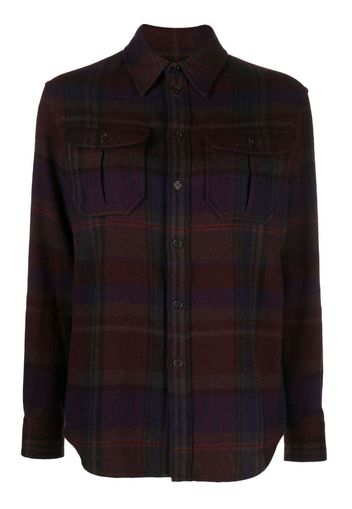 Ralph Lauren Collection plaid check buttoned overshirt - Rosso