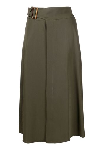 Ralph Lauren Collection Annsley A-line midi skirt - Verde