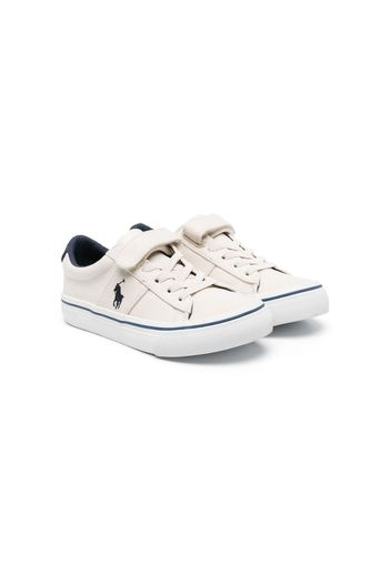 Ralph Lauren Kids Sneakers Polo Pony con strappo - Toni neutri