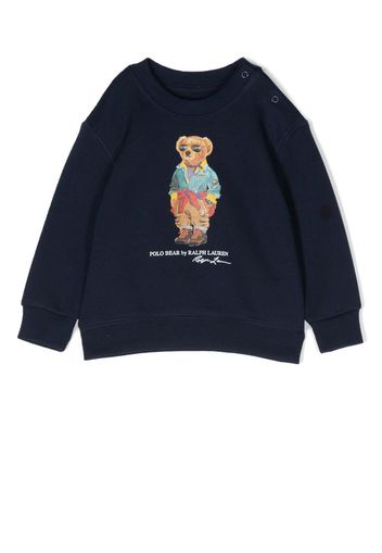 Ralph Lauren Kids Polo Bear motif sweatshirt - Blu