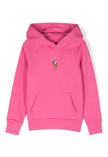 Ralph Lauren Kids Big Pony fleece hoodie - Rosa