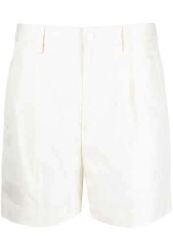 Ralph Lauren Collection high-rise gathered shorts - Bianco