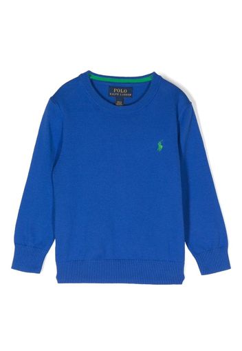 Ralph Lauren Kids Polo Pony Jumper - Blu