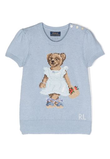 Ralph Lauren Kids Polo Bear knit top - Blu