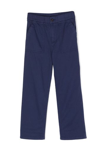 Ralph Lauren Kids four-pocket straight-leg trousers - Blu