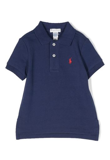 Ralph Lauren Kids Polo Pony-motif polo shirt - Blu
