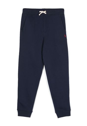 Ralph Lauren Kids Pantaloni sportivi con ricamo - Blu