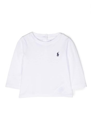 Ralph Lauren Kids T-shirt con ricamo Polo Pony - Bianco