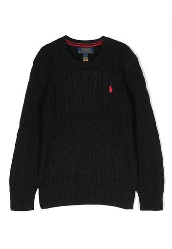 Ralph Lauren Kids Maglione Polo Pony - Nero