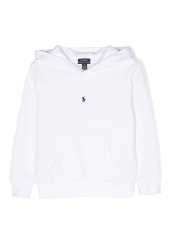 Ralph Lauren Kids Polo Pony cotton hoodie - Bianco