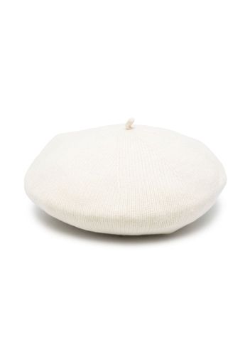 Ralph Lauren Kids ribbed-knit wool beret - Toni neutri