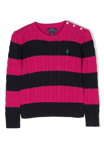 Ralph Lauren Kids Polo Pony cotton jumper - Blu