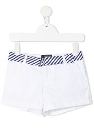 Ralph Lauren Kids belted cotton-blend shorts - Bianco