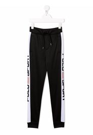 Ralph Lauren Kids logo-print drawstring track pants - Nero