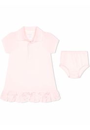 Ralph Lauren Kids ruffle-trim polo dress - Rosa