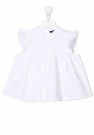 Ralph Lauren Kids ruffle-trimmed blouse - Bianco