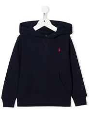 Ralph Lauren Kids Polo Pony long-sleeved hoodie - Blu