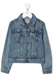 Ralph Lauren Kids Polo Pony-embroidered denim jacket - Blu