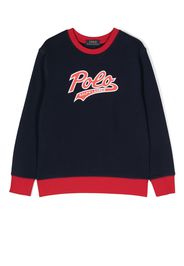 Ralph Lauren Kids logo-print sweatshirt - Blu