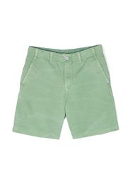 Ralph Lauren Kids Montauk button-up chino shorts - Verde