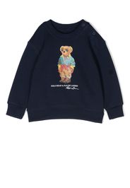 Ralph Lauren Kids Polo Bear motif sweatshirt - Blu