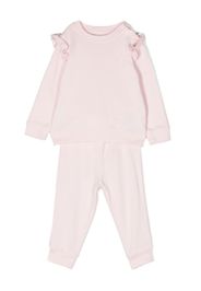 Ralph Lauren Kids ruffled-detail tracksuit set - Rosa